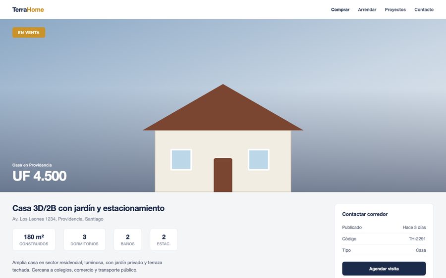 Ejemplo de portal inmobiliario